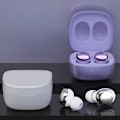 Miniatyrbilde 3 av 5: Mini In-ear Bluetooth Headset Trådløst For Mobiltelefon Nettbrett Electroplating white