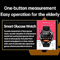 Miniatyrbild 3 av 5: 2022 Blodsocker Smart Watch Ecg+ppg Monitoring Blodtryck Kroppstemperatur Smartwatch Herr Ip68 Vattentät Fitness Tracker - Smart Watches Blue