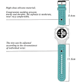 Miniatyrbild 2 av 4: Mjukt silikonersättningsarmband för watch för Garmin Approach S2 / S4 Teal