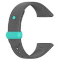 Miniatyrbilde 2 av 5: Klokkearmbånd for Xiaomi Redmi Watch 3 - Myk silikonrem med knappspenne Dark Grey Cyan B Xiaomi Redmi Watch 3