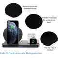Miniatyrbillede 5 af 5: 3 i 1 trådløs oplader, Fast Charging Station Stand Base til Iphone 11/11 Pro/11 Pro Max/xs Max/xr/xs/x/8/8 Plus, Iwatch
