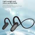 Pikkukuva 2 / 5: F808 Langattomat Bone Conduction -kuulokkeet Bluetooth 5.0 -kuulokkeet avoimet korvat Urheilunappikuulokkeet Vedenpitävät USB ladattava mikrofonilla ajamiseen pyöräilyyn Blue