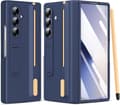 Etui til Samsung Galaxy Z Fold 7, med Pen, Fuld krop med stativ Royal Blue