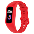 Miniatyrbilde 1 av 5: For Keep B2 Solid Soft Silicone Watch Strap Replacement Wrist Band Red, Red D Keep B2