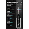Miniatyrbillede 3 af 5: Oral Irrigator - 4 dyser, 6 motoriserede skylletilstande, 180 ml (sort)