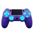 Miniatyrbild 1 av 5: Tumsticks Ansiktsknappar Dtf Led Kit 6-färgs belyst D-pad för Ps4 Controller Elektronisk maskintillbehör