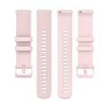 Miniatyrbilde 3 av 4: For Xiaomi Haylou Solar LS01/ID205/Willful SW021 Universal Grid Texture Replacement Rose Pink E Other Smartwatch Model
