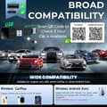Miniatyrbillede 5 af 5: 2-i-1 trådløs adapter til Android CarPlay, trådløst kabel, USB Type-C Black