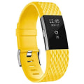Miniatyrbild 1 av 4: Ersättningsband som är kompatibla för Fitbit Charge 2, Classic & Special Edition justerbara sportarmband Small lemon-yellow