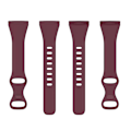 Pikkukuva 2 / 4: For Fitbit Versa 4 / Versa 3 / Sense TPU-ranneke L Wine Red