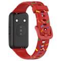 Pikkukuva 5 / 5: Huawei Band 7:lle suunniteltu silikoniranneke Red, Red C Huawei Band 7