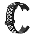 Miniatyrbillede 4 af 5: Dual-Color Hollow Silicone Watchband Rem til Xiaomi Redmi Watch 2 A Other Xiaomi Models