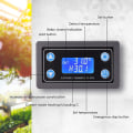 Miniatyrbild 3 av 5: Digital temperaturkontroll 12v 24v LCD-skärm Digital termostat Temperaturkontrollmodul med hög precision Kylning och uppvärmning Automatisk brytare