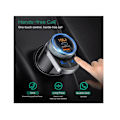 Miniatyrbillede 4 af 5: Bluetooth 5.1 Bil FM Transmitter 24W PD & 18W QC3.0 Opladningsport Håndfri Opkald Bluetooth Afspilning Sort