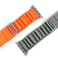 Miniatyrbild 2 av 5: Alpine Loop Band För Apple Watch Rem 49mm 44mm 40mm 45mm 41mm 42mm 38mm 38 40 44 45 Mm Armband Iwatch Ultra Series 7 6 3 Se 8 38 40 41mm light green