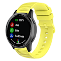 Miniatyrbilde 5 av 5: 18mm Rutete Silikonklokkestropp for Garmin Venu 3s / Forerunner 265s Yellow