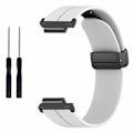 Miniatyrbilde 2 av 4: Magnetisk spenne silikonrem for Garmin Forerunner 220/230/235/735xt/620/630 White