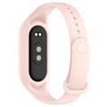 Miniatyrbillede 4 af 5: Til Xiaomi Smart Band 8 Udskiftning Silikone Urrem Integreret Håndledsrem med Etui Pink, Pink P Xiaomi Smart Band 8