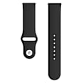 Miniatyrbillede 2 af 4: Til Samsung Galaxy Watch Active2 Bluetooth Version 40mm Smart Watch Solid Color Silikonur Black