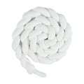 Miniatyrbillede 1 af 5: Sengebeskytterfletning, tremmesengsbeskyttelse 3-strenget fletningsdesign (hvid)