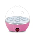 Miniatyrbilde 1 av 5: Elektrisk eggekoker med kapasitet for 7 egg for kokte egg, rosa
