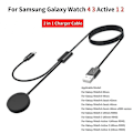 Miniatyrbillede 2 af 5: 2 i 1 Smart Type-c Pd Hurtigopladningskabel Smart Watch Trådløs opladeradapter til Samsung Galaxy Watch 3/4/4 Classic Active 1/2
