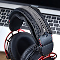 Miniatyrbillede 3 af 5: Hovedbøjlebetræk Loop Hovedbøjlebetræk Hovedbøjlepuder Pude Til Qc35ii Qc35 Qc25 Black