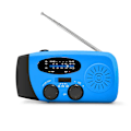 Pikkukuva 1 / 5: Hätäaurinkoradio käsikammen sääradio LED-taskulampulla puhelimen power Blue