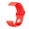 Miniatyrbilde 1 av 2: Enkel rullet silikonklokkebånd for Fitbit Versa 1/2/Lite erstatningsstropp Red D Fitbit Versa
