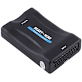 Miniatyrbilde 5 av 5: Scart til HDMI-konverter, 1080p Scart til HDMI-lydvideoadapter, svart