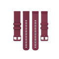 Miniatyrbilde 4 av 4: 22 mm rutete silikonrem for Huawei Watch Gt 2e Wine Red