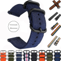 Miniatyrbillede 2 af 5: 20 mm 22 mm rem til Samsung Watch Galaxy 4/3/46 mm/active 2/gear S3/amazfit Nylon urrem Armbånd Huawei Gt/2/2e/3/pro Band 20mm 9