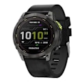Miniatyrbillede 1 af 5: Til Garmin Enduro 2 26mm læder stålspænde urbånd IEU Black