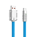 Pikkukuva 1 / 5: 120 W:n Type-C-kaapeli lataukseen ja tiedonsiirtoon Type-C-älypuhelimille Sky blue