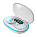 Miniatyrbilde 4 av 4: Komfortable Invisible Sleep Trådløse hodetelefoner Glow White