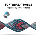 Miniatyrbillede 5 af 5: 20 mm 22 mm bånd til Samsung Galaxy Watch 4/classic/3/5/pro/active 2 Gear S3 Elastic Nylon Loop Huawei Watch Gt 2 2e 3 Pro Strap 22mm Bohemia color