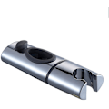 Miniatyrbillede 1 af 5: Chrome Abs Brusehoved Holder Bruseholder Clip On Shower Bar Håndbruser Holder 360 Rotation For Badeværelse Oval,s