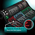 Miniatyrbild 3 av 5: Excel Kortkommandon Musmatta - Utökad Stor Fuskark Spelmusmatta | Pc Kontor Kalkylblad Halksäker Tangentbord Matta 90X40Cm Excel Shortcuts