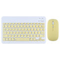 Pikkukuva 1 / 3: 10 tuuman langaton näppäimistö ja hiirinäppäimistö iPad Air Pro -tabletille Android IOS Windowsille yellow