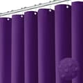 Duschdraperi, tyg våffelväv, med 12 krokar Purple 180*180cm