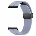 Miniatyrbilde 2 av 4: 24mm Silikonurrem for Suunto Spartan Sport Wrist HR Baro/ Suunto 7 (Tykk fjærstang) Lavender Grey