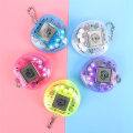 Miniatyrbild 2 av 2: 1 bit elektroniskt husdjur Tamagotchi 90-talets nostalgiska 49 husdjur i ett virtuellt nätverk Digital husdjursleksak Pixel Fun Toyk