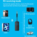 Miniatyrbillede 4 af 4: Bluetooth-modtager 2-i-1 trådløs Bluetooth 5.4-sender 3,5 mm Aux-lydadapter