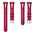 Miniatyrbillede 2 af 4: Til Fitbit Versa 3 / 4 silikone urrem, størrelse:S S Rose Red