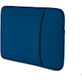 Miniatyrbillede 2 af 5: 14 Tommer Laptop Sleeve Case Blød Polstret Lynlås Dækning Med Forlomme & Tilbehørspose Marineblå
