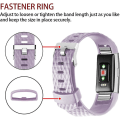 Miniatyrbild 3 av 4: Ersättningsband som är kompatibla för Fitbit Charge 2, Classic & Special Edition justerbara sportarmband Large lavender with slight gray