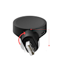 Miniatyrbilde 2 av 5: Cradle-brakettladerdokk, ladekraft adapter for -galaxy Watch 3/4