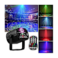Miniatyrbilde 2 av 5: 7 Led Dj Sound Strobe Sta Projektor Usb Oppladbar For Owe