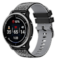 Miniatyrbilde 1 av 5: Klokkestropper for Garmin Vivoactive 4/Garmin Forerunner 255 klokkebånd Grid Texture erstatningsklokke Black Grey D Garmin Forerunner 255