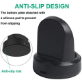 Miniatyrbillede 4 af 4: Oplader til Samsung Galaxy Watch 1 42mm/46mm, erstatningsopladningsdock til Galaxy Watch SM-R800/R810/R815 Smart Watch (sort)